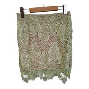 L'ATISTE Yellow Mini Pencil Skirt for Cocktail